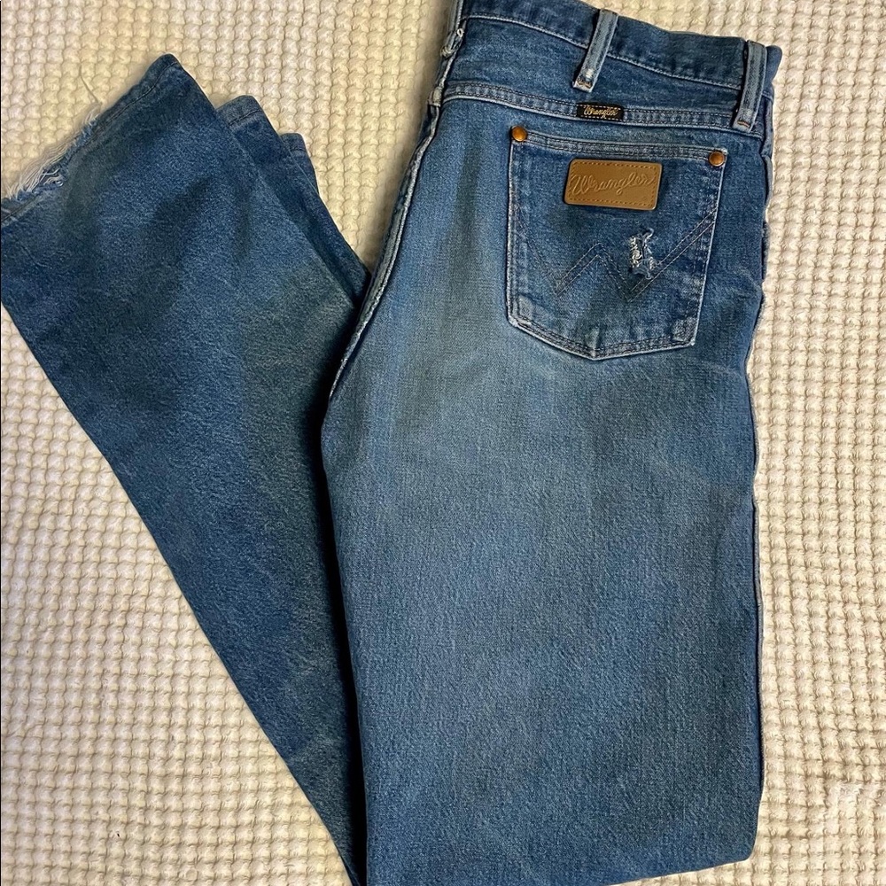 Men’s wrangler jeans. 35x36.